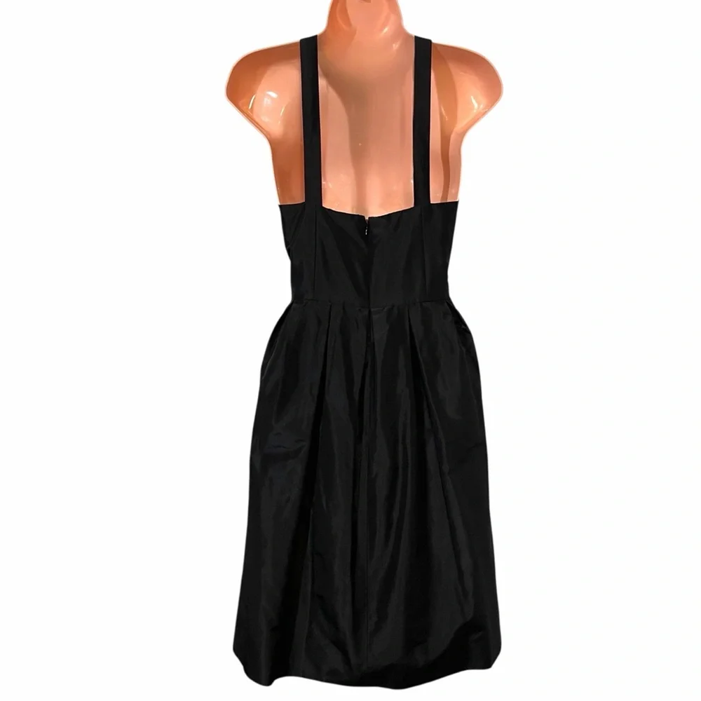 J. Crew Black Silk Halter Neckline Dress